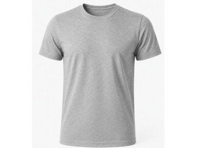 100% Medvilnės pilki marškinėliai 190 g/m² 100% Medvilnės pilki marškinėliai 190 g/m²