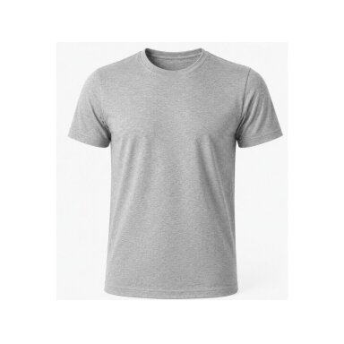 100% Cotton grey T-shirt 190 g/m²
