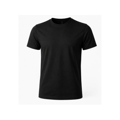 100% Cotton black T-shirt 190 g/m² 100% Cotton black T-shirt 190 g/m²