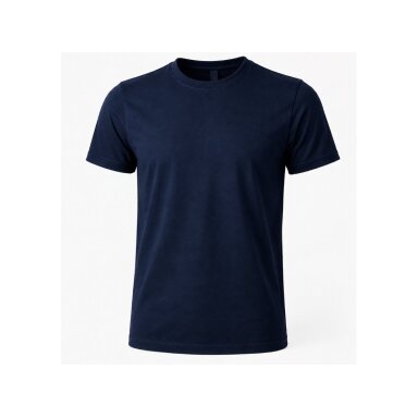 100% Cotton blue T-shirt 190 g/m²