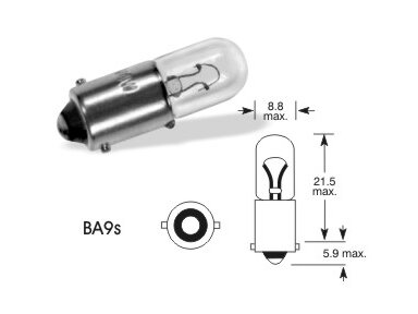 12V 4W Ba9s T4W VISION PRO