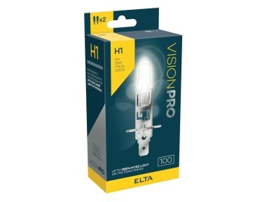 12V 55W P14,5s H1 +100% 2VNT. VISION PRO