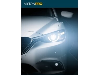 12V 55W PK22s H3 VISION PRO BLUE 2VNT. E1