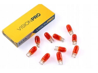 12V 5W W2,1x9,5d Geltona WY5W VISION PRO