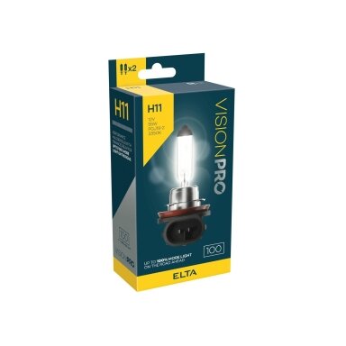 12V 55W PGJ19-2 H11 +100%  2PCS. VISION PRO