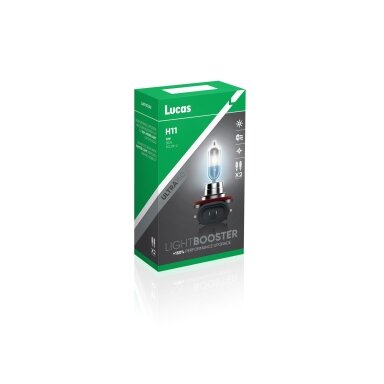 12V 55W PGJ19-2 H11 +150% 2PCS. LUCAS