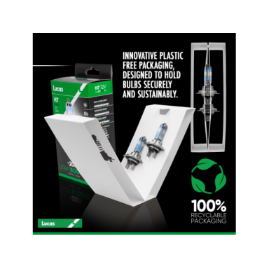 12V 55W PX26d H7 +200%  2PCS. LUCAS