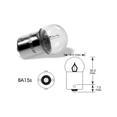 12V 5W Ba15s R5W VISION PRO
