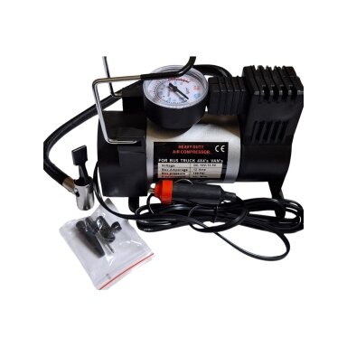 12V Air Compressor - mini compressor up to 10BAR 30 L/MIN. (pressure gauge, single piston 19mm cylinder) 12V Air Compressor - mini compressor up to 10BAR 30 L/MIN. (pressure gauge, single piston 19mm cylinder)