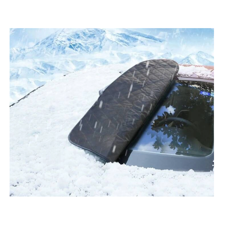 Large car window cover for winter/summer with 6 magnets 147x120 cm 3