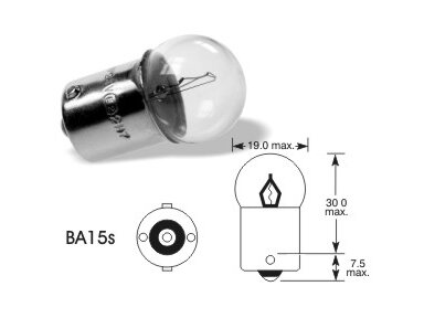 24V 5W Ba15s R5W T16 VISION PRO