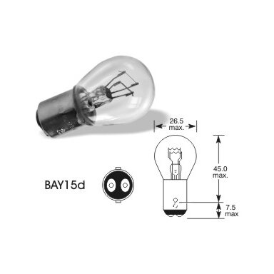 24V 21/5W Bay15d P21/5W VISION PRO