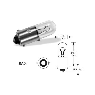 24V 4W Ba9s T4W VISION PRO