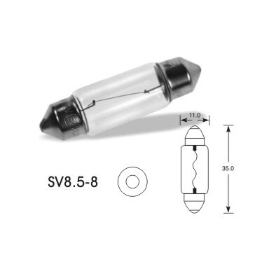 24V 5W SV8,5-8 C5W (11x38mm) VISION PRO