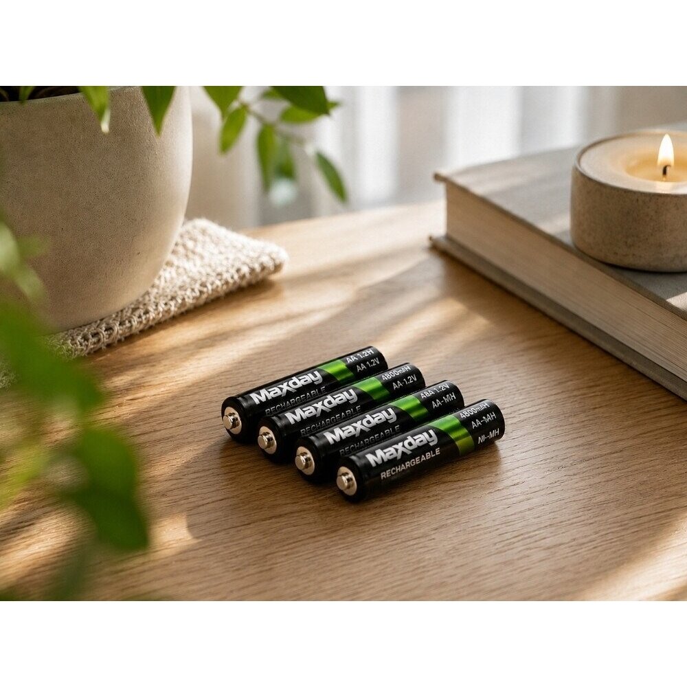 AA rechargeable batteries R6 1.2V 4800mAh 4 pcs Ni-MH 2