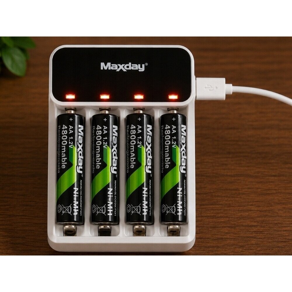 AA rechargeable batteries R6 1.2V 4800mAh 4 pcs Ni-MH 1