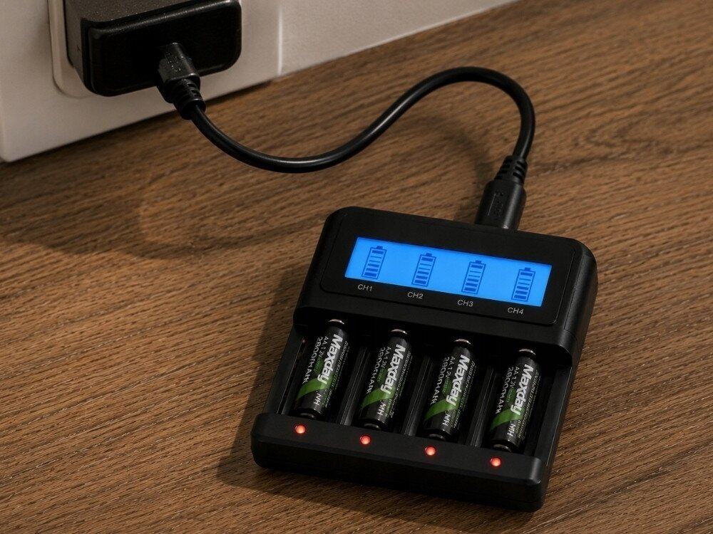 AAA įkraunamos baterijos R3 1,2V 2800mAh 4 vnt. Ni-MH 1 AAA įkraunamos baterijos R3 1,2V 2800mAh 4 vnt. Ni-MH 1