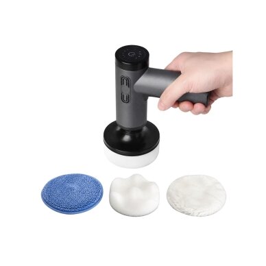 Cordless polisher - polishing machine 1600 rpm with speed regulator + 4 pads 4