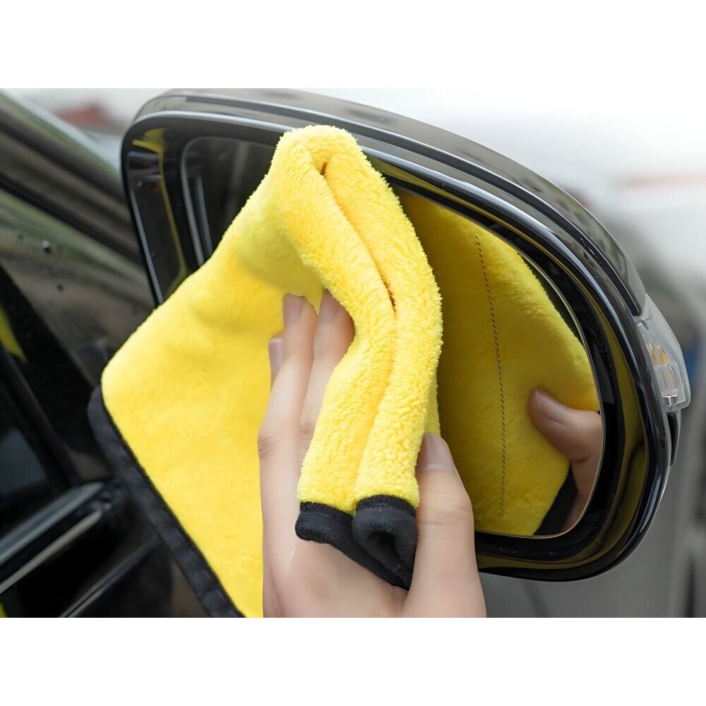 ARZENA XXL 60x90cm Microfiber Car Drying and Cleaning Cloth 500GSM (fluffy, absorbent and safe) 5