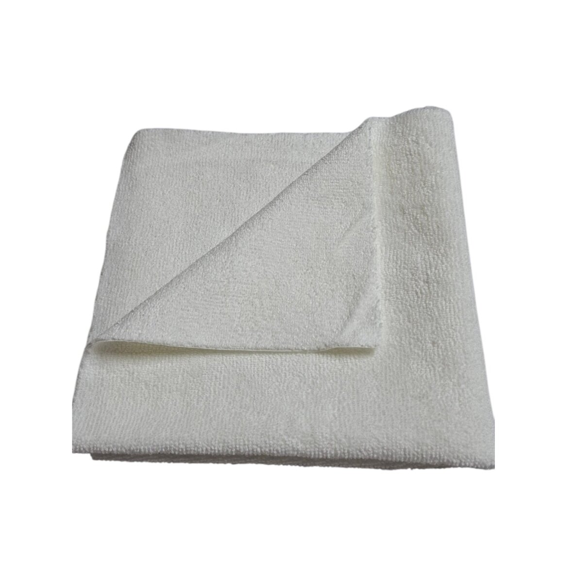 ARZENA Microfiber cloth WHITE 320GSM 40x40cm - universal microfiber (seamless, laser cut)
