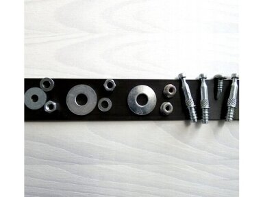 Magnetinė juosta įrankiams su lipnia 3M juosta 30mm pločio * 1,5mm storio 1M ilgio (universalus panaudojimas)