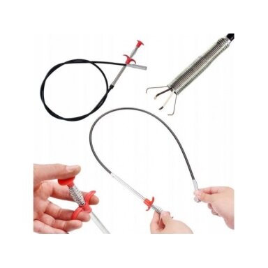 Flexible spring clamp for screws 57cm - strong clamp