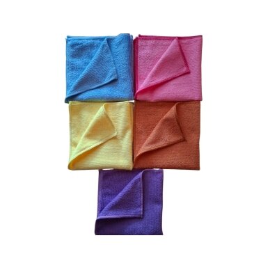 ARZENA Microfiber cloths 5pcs set 220GSM 30x30cm 1