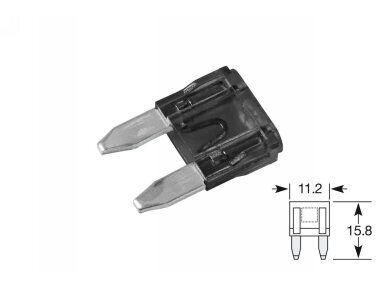Automobilinis Mini saugiklis 2A