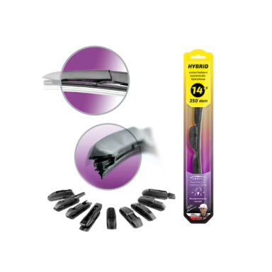 Hybrid wiper 550mm - 22'' PREMIUM QUALITY 9 adapters