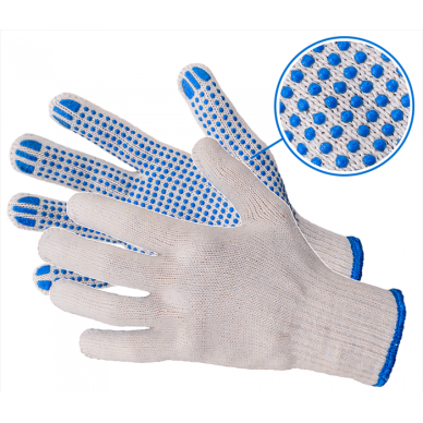Work gloves with PVC dots (L size - 9) Work gloves with PVC dots (L size - 9)