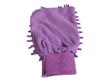 Dvipusė mikropluošto audinio pirštinė - šluostė plovimui ir dulkių valymui 22 cm x 15 cm Dvipusė mikropluošto audinio pirštinė - šluostė plovimui ir dulkių valymui 22 cm x 15 cm
