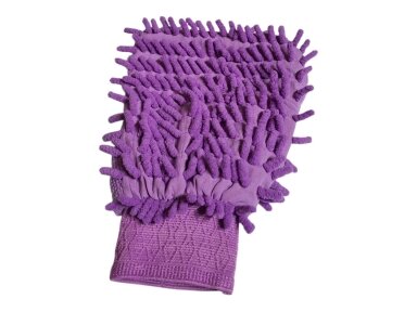 Dvipusė mikropluošto audinio pirštinė - šluostė plovimui ir dulkių valymui 22 cm x 15 cm Dvipusė mikropluošto audinio pirštinė - šluostė plovimui ir dulkių valymui 22 cm x 15 cm