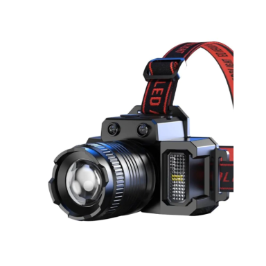 Powerful LED head light with motion sensor - rechargeable