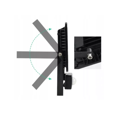 LED outdoor floodlight with motion sensor 200W PREMIUM 6500K