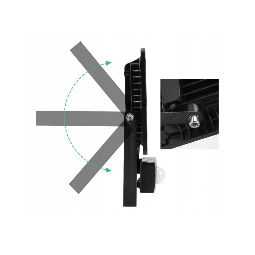 LED outdoor floodlight with motion sensor 300W PREMIUM 6500K 1
