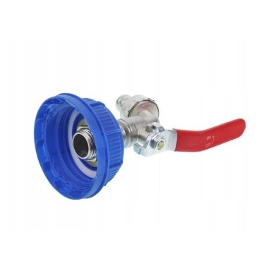 Adapter cap with tap, 51 mm, long handle