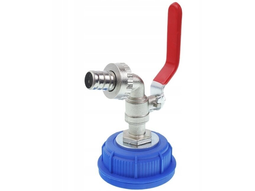Adapteris - kamštelis su kranu 51mm ilga rankena