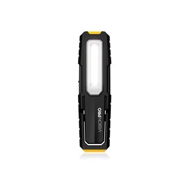 PREMIUM Rechargeable work lamp - spotlight 600lm COB LED main + 100lm LED front (wireless charging function) VISION PRO