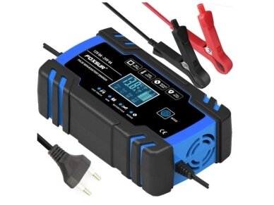 išmanusis akumuliatoriaus pakrovėjas su taisymo funkcija 12V 8A, 24V 4A  6-150Ah