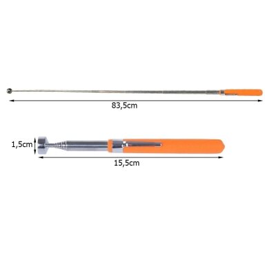 Strong telescopic magnet 83cm.