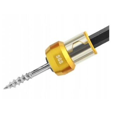 Magnetic screw/wood screw holder with strong magnetic tip