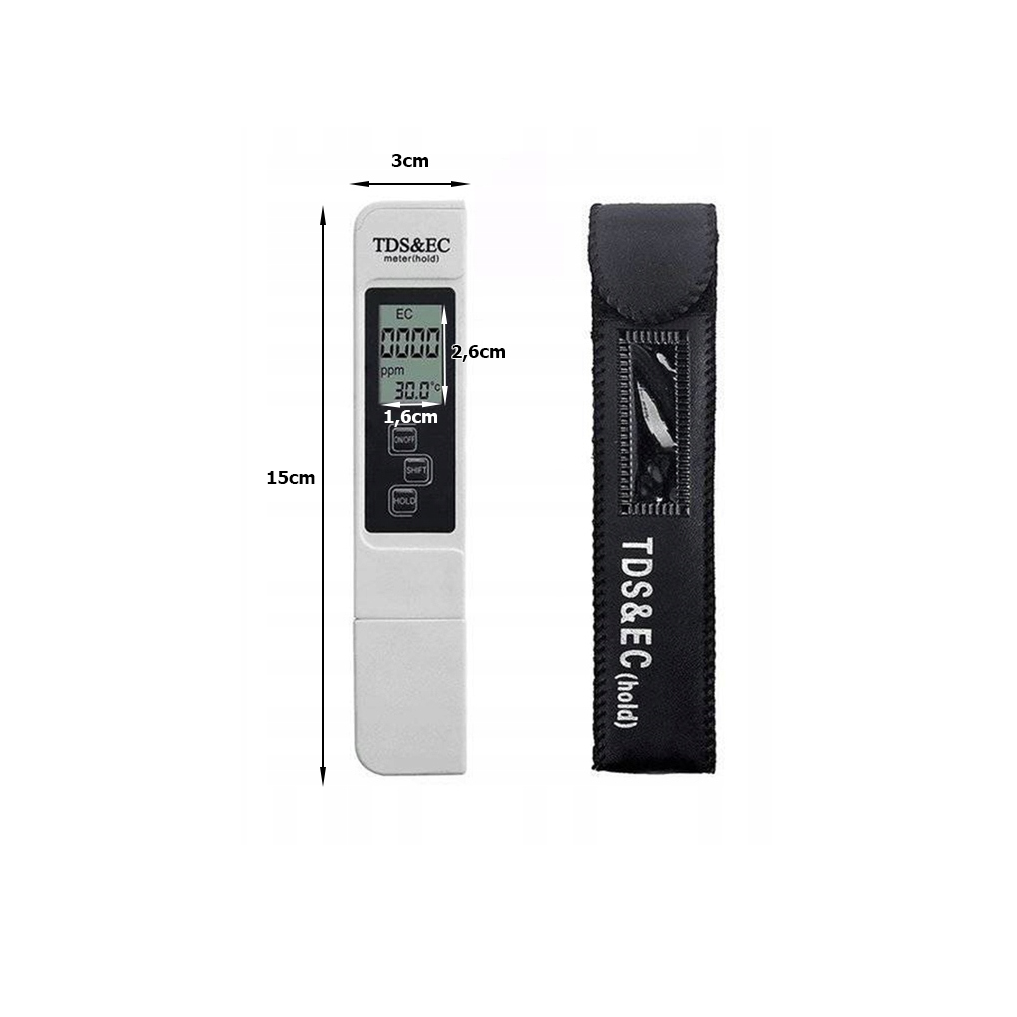Digital pH meter TDS/EC 2