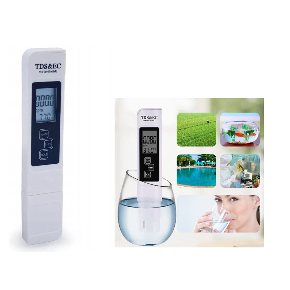 Digital pH meter TDS/EC