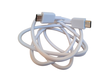 Laidas usb type c usb c 100cm baltas max 60W Laidas usb type c usb c 100cm baltas max 60W