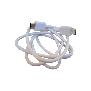 Cable usb type c usb c 100cm white max 60W