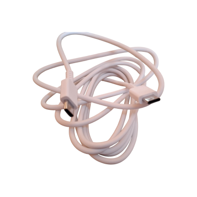 Cable usb type c usb c 200cm white max 60W