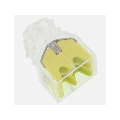 Wire connector - wire terminal 4 x 0.5-2.5 mm² yellow 24A 400V