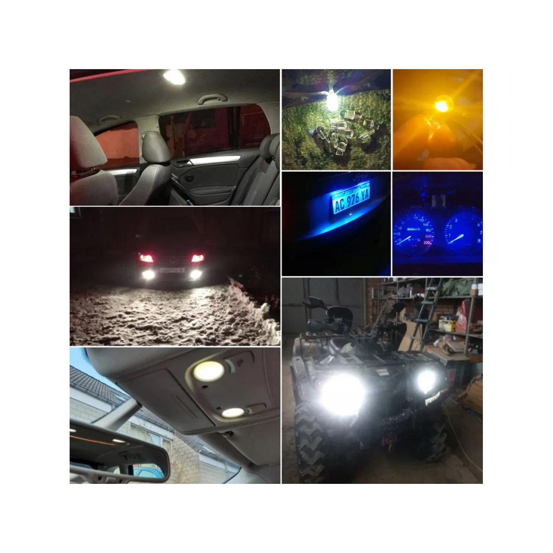LED bulbs W5W T10 12V, 6000K, 2PCS. CANBUS 2