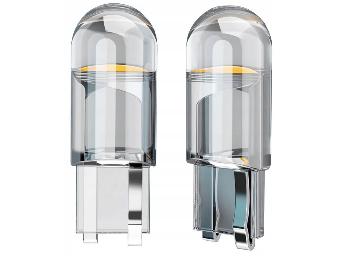 LED lemputes W5W T10 12V, 6000K, 2VNT. CANBUS