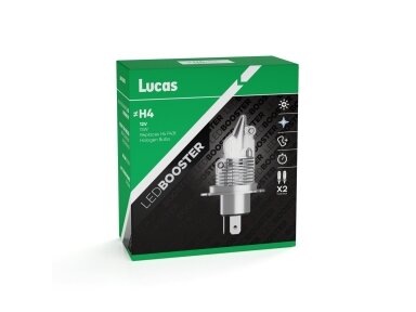 LED 12V 15W 6500K P43t (H4) 2VNT LUCAS LED 12V 15W 6500K P43t (H4) 2VNT LUCAS
